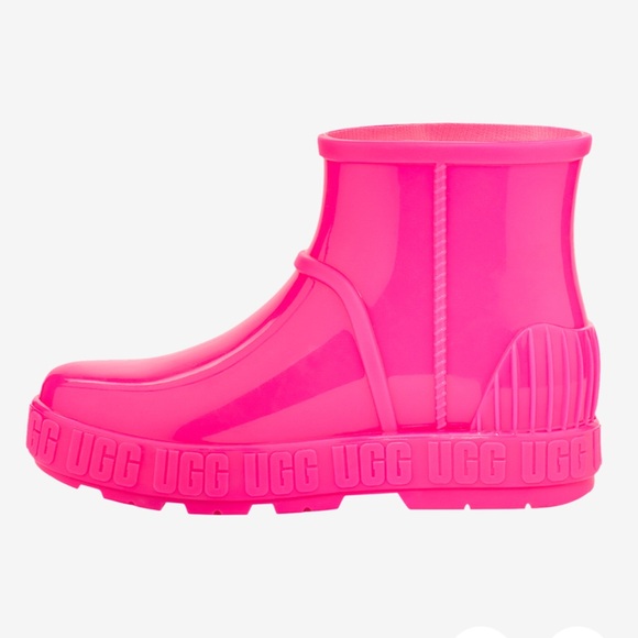 Ugg Drizlita Rainboots, Pink, Size 2 - Picture 2 of 10